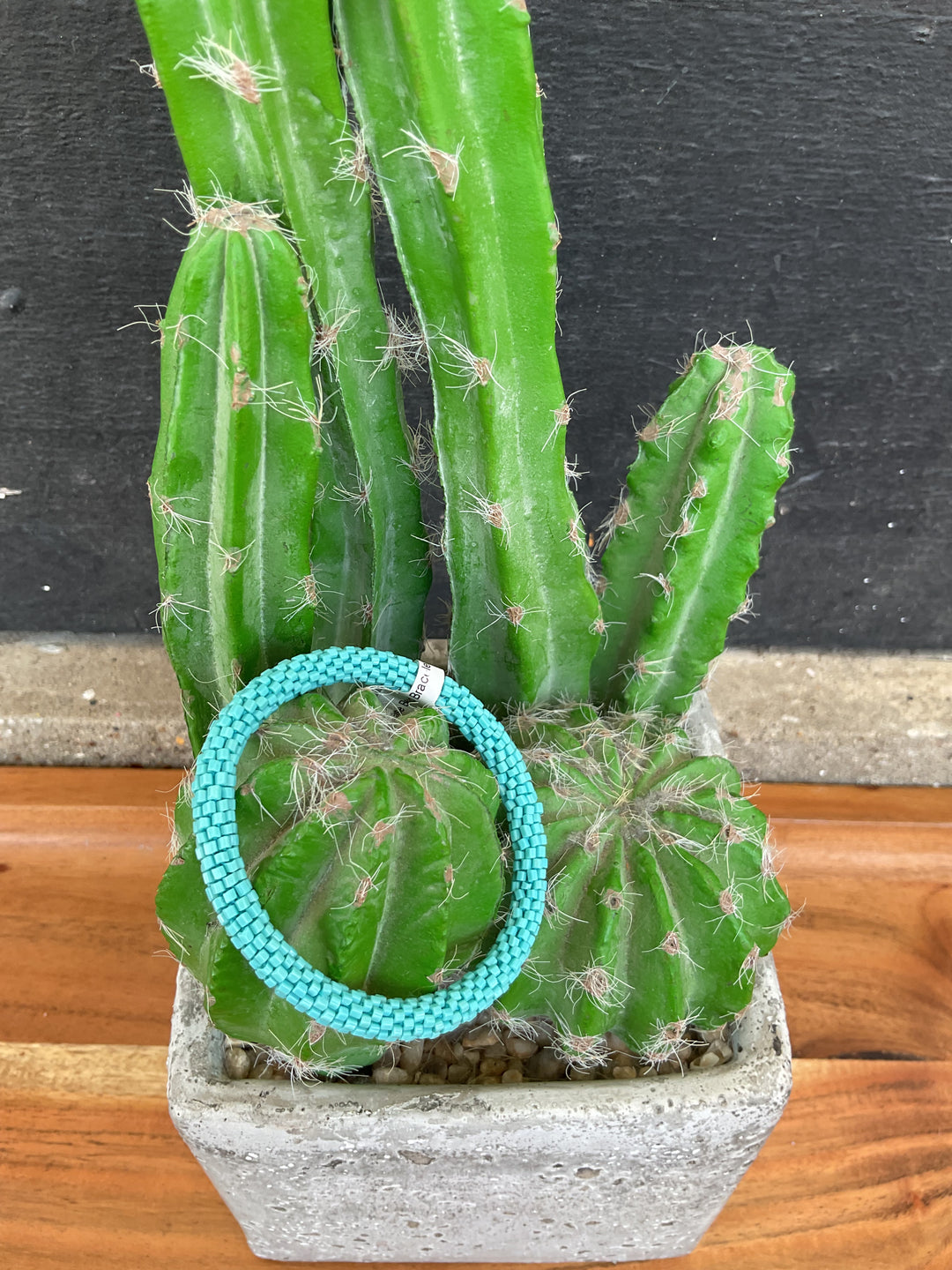 Turquoise Bead Bracelet
