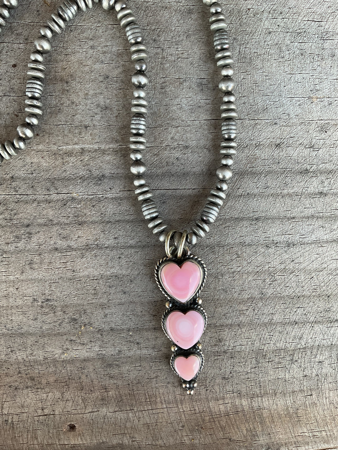 Triple Pink Conch Pendant