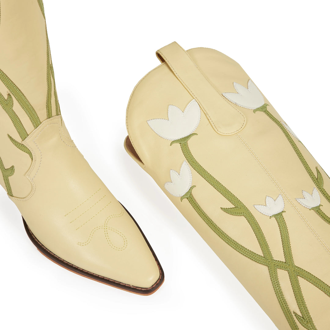 The Tammy Boots in Yellow