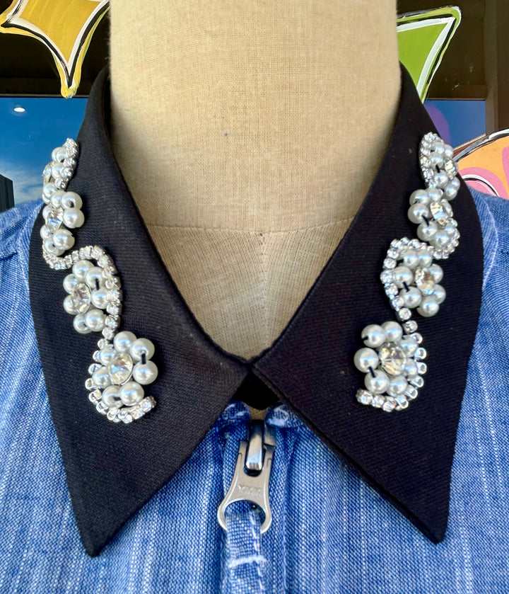 Jeweled and Pearl Collar