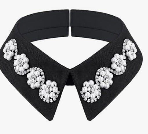 Jeweled and Pearl Collar
