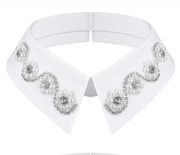 Jeweled and Pearl Collar