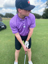 Milton Purple Golf Shirt