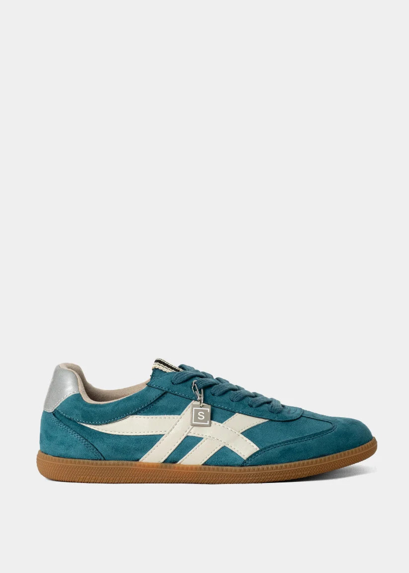 Sasha Sneakers-Teal Suede
