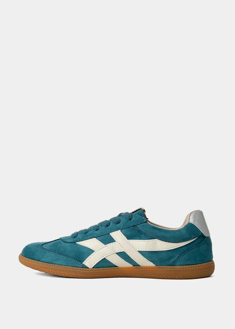 Sasha Sneakers-Teal Suede