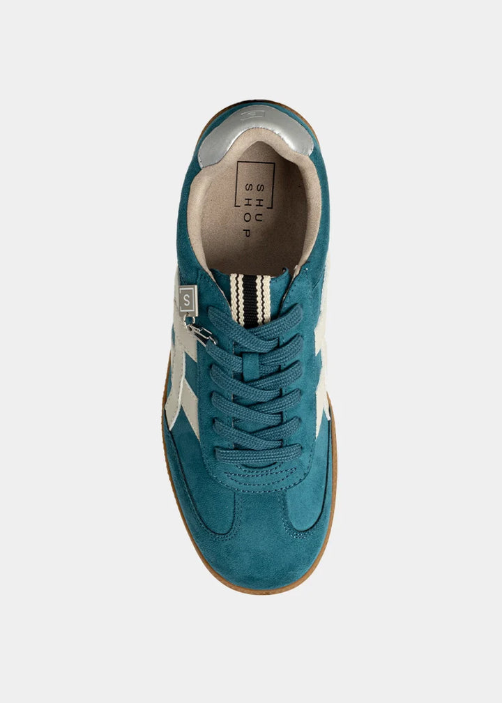 Sasha Sneakers-Teal Suede