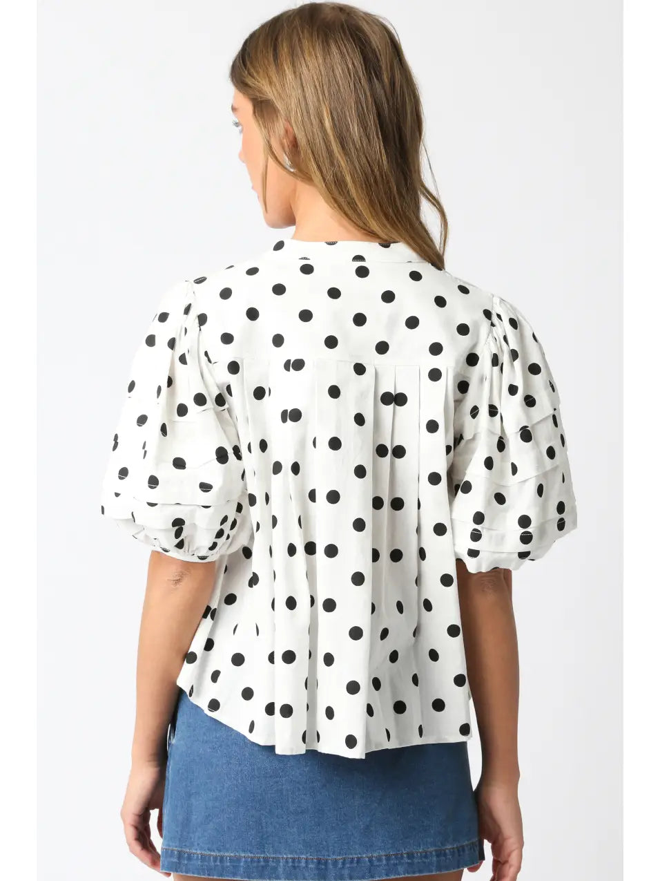 Brynlee Polka Dot Shirt