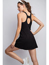 Black Tennis Romper