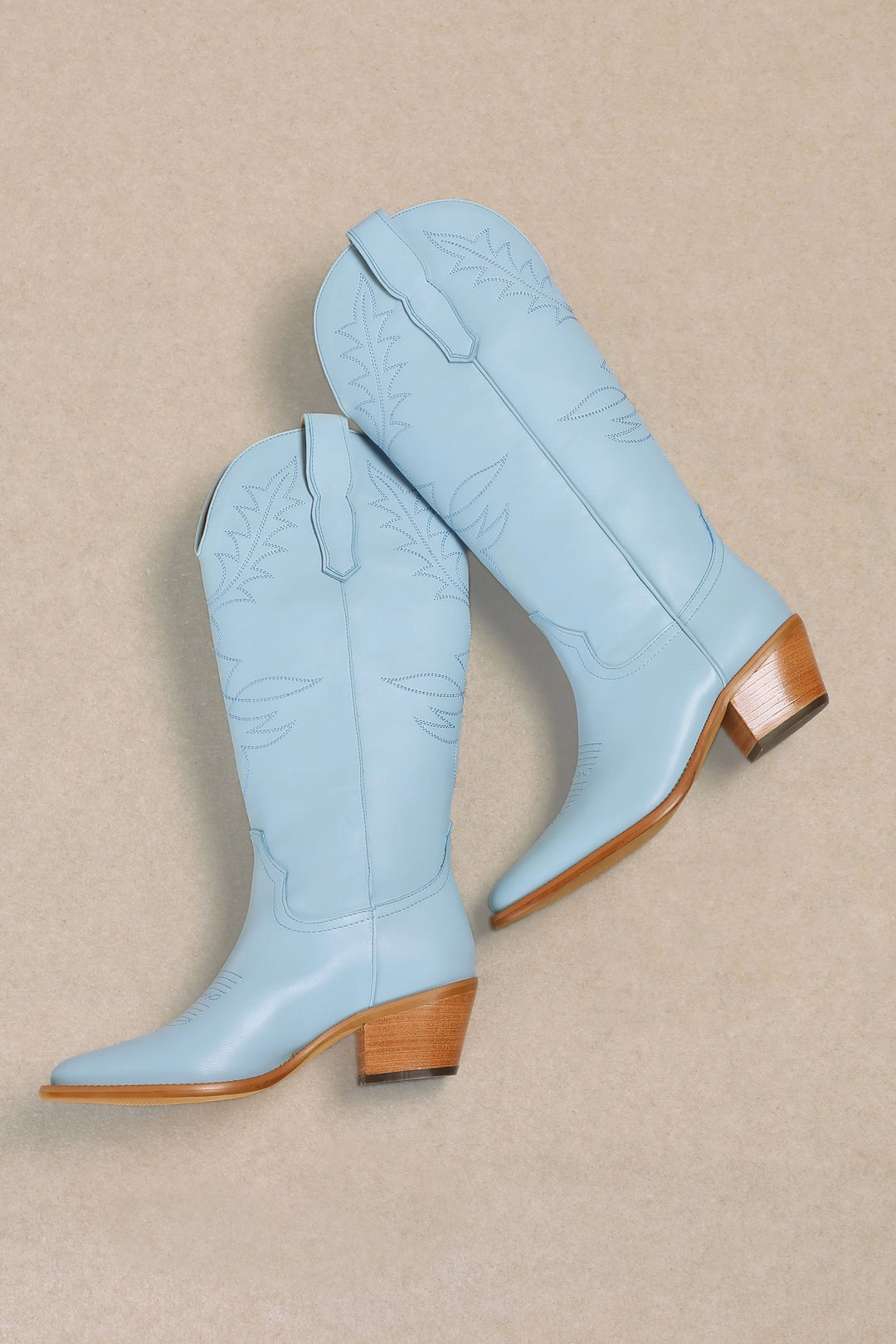 Baby Blue Adel Boots