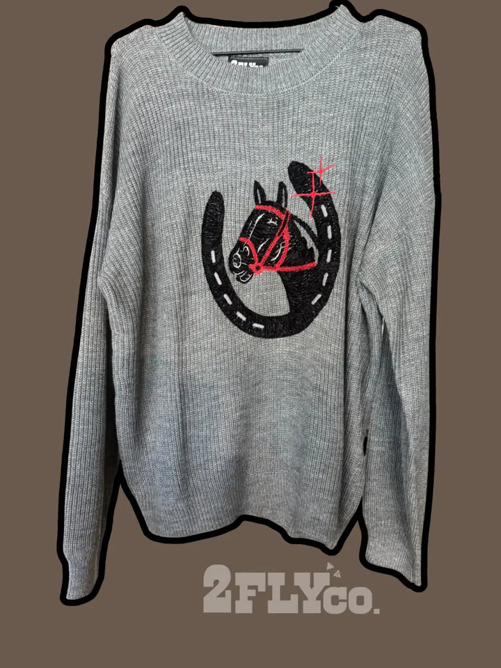 Vintage Luck *Grey Sweater