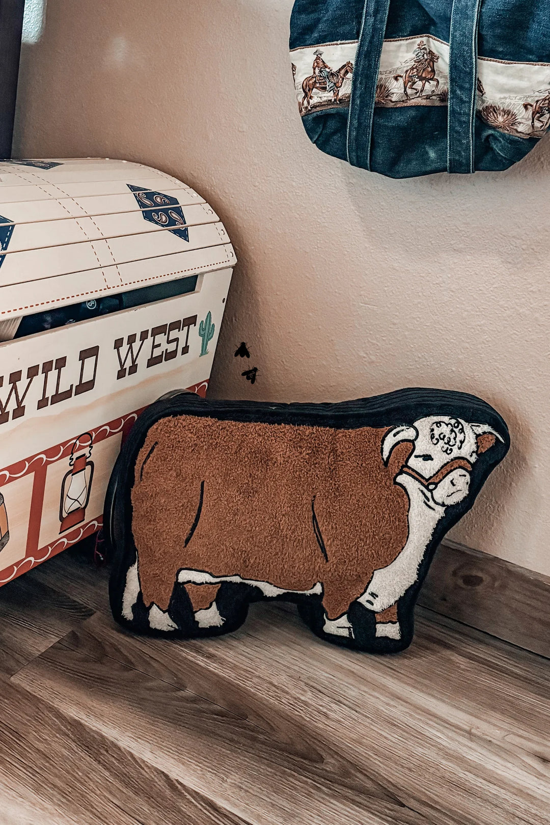 Miller Cattle Co- Hereford Throw Pillow