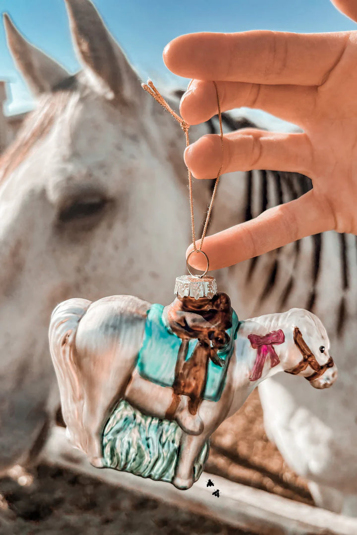 Miller Cattle Co-Perfect  Pony Christmas Ornament