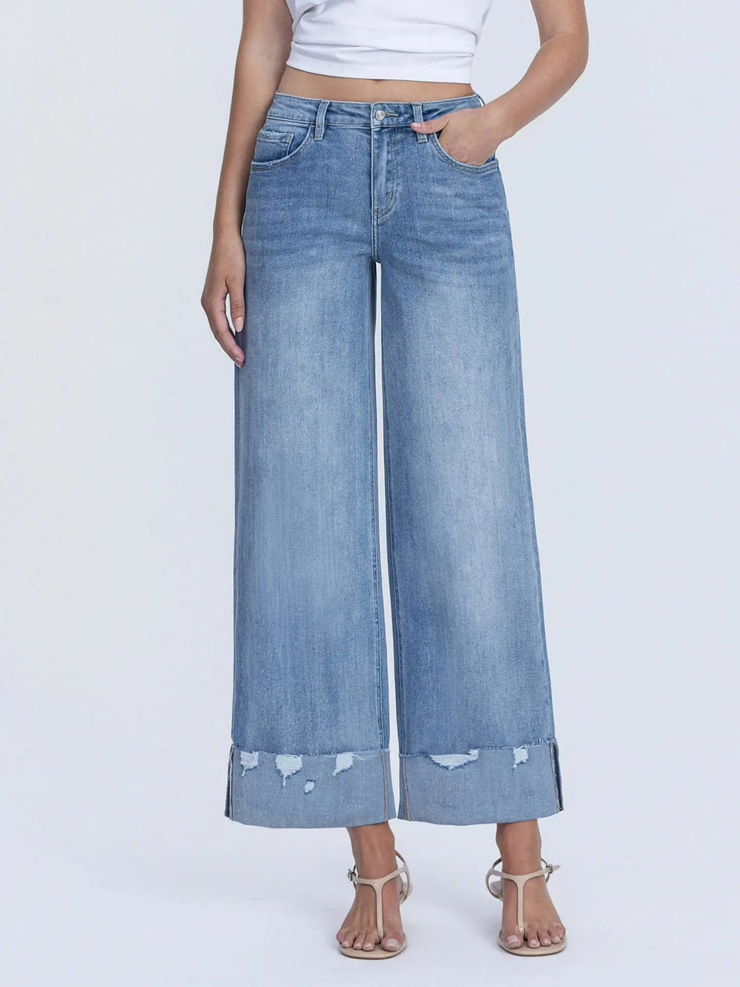 Georgia Wide Cuff Jeans