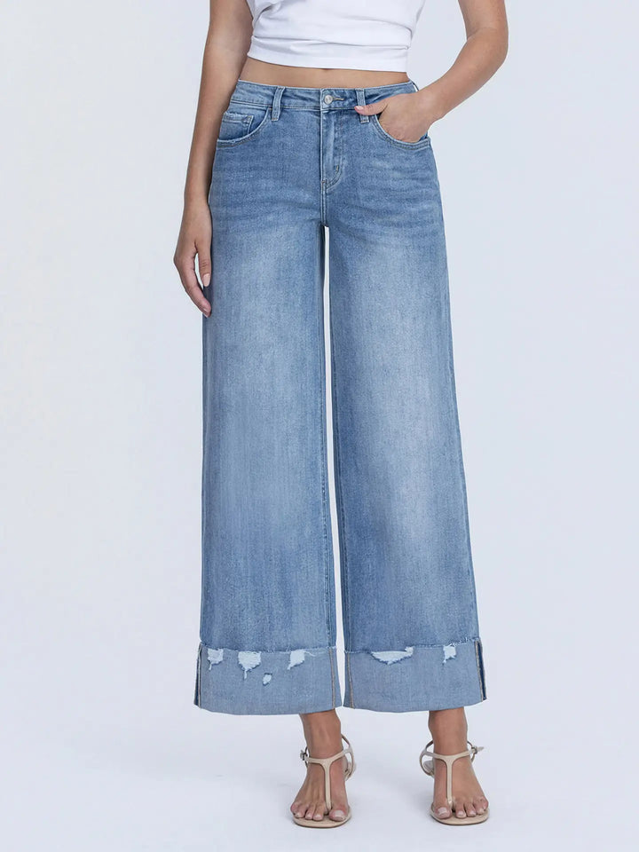 Georgia Wide Cuff Jeans