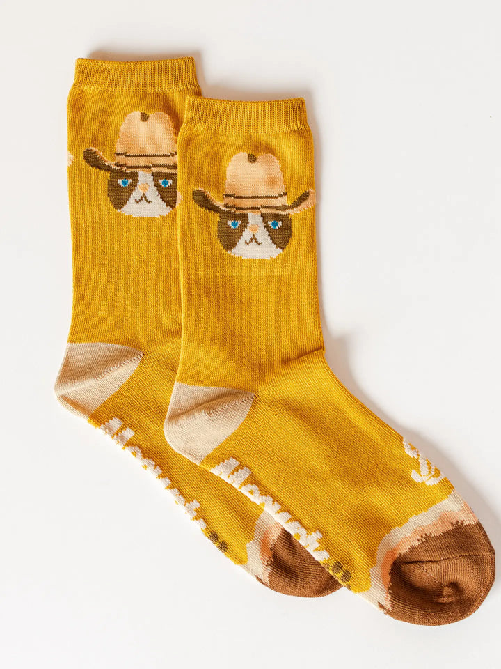 Meowdy Partner Western Socks