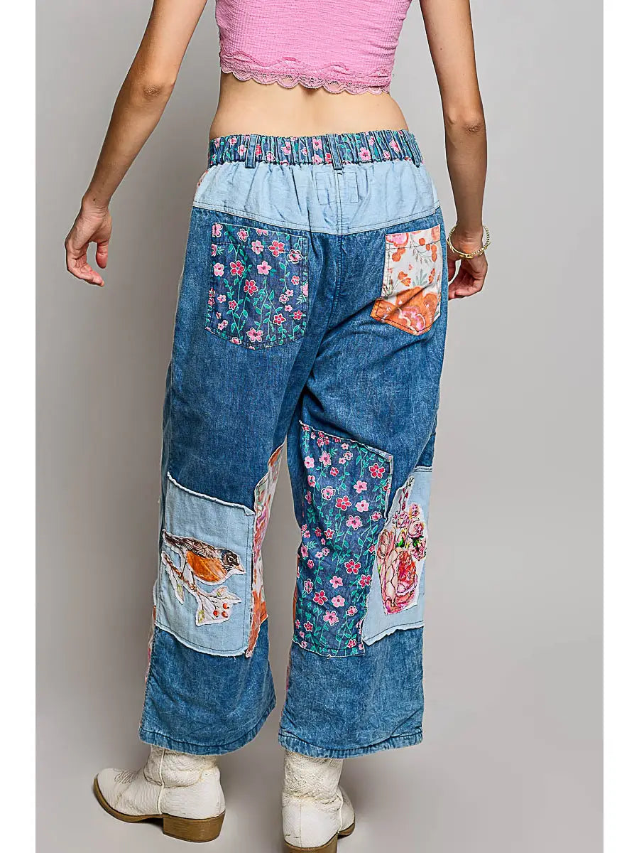 Love Patchwork Jeans
