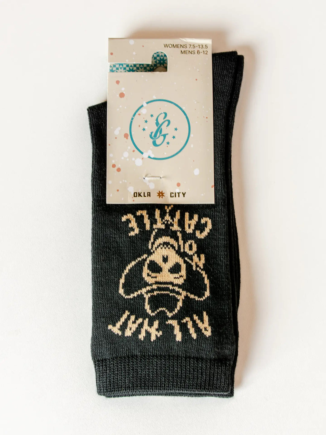 All Hat No Cattle Western Socks