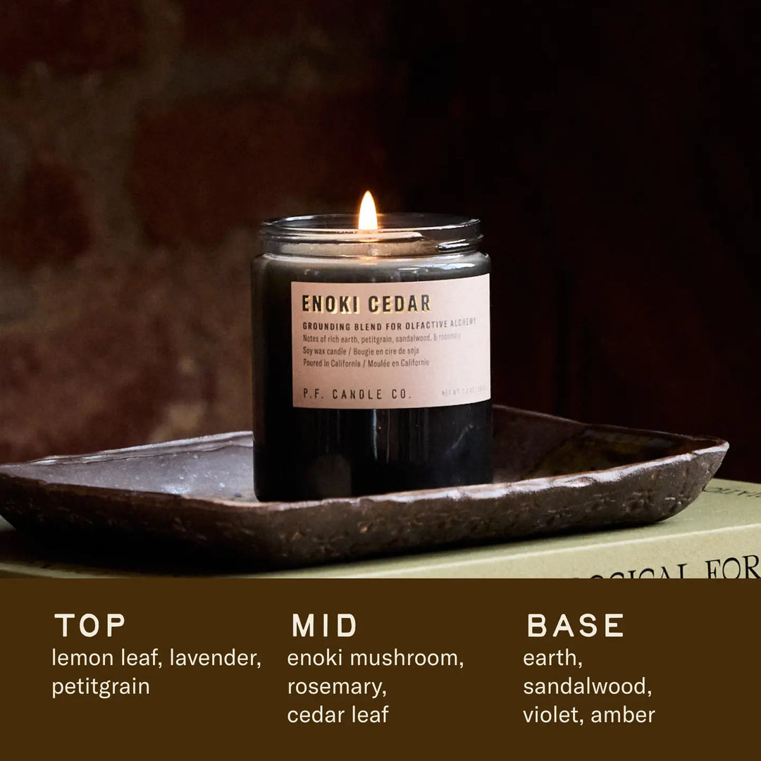 Enoki Cedar - 7.2 oz Alchemy Soy Candle