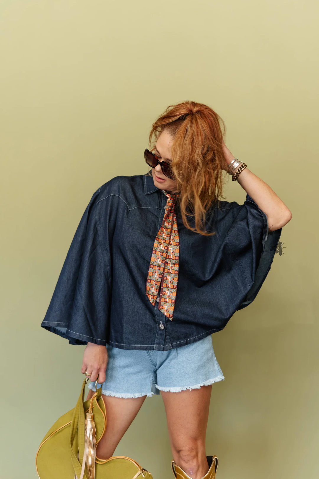 The Denim Cape