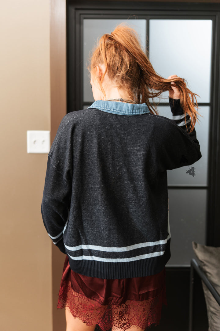 Bronc Blues Cardigan