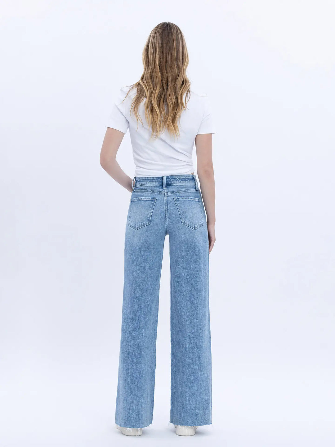 High Rise Clean Cut Jeans