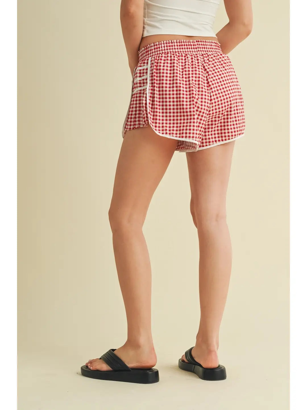 Gingham Game Day Shorts