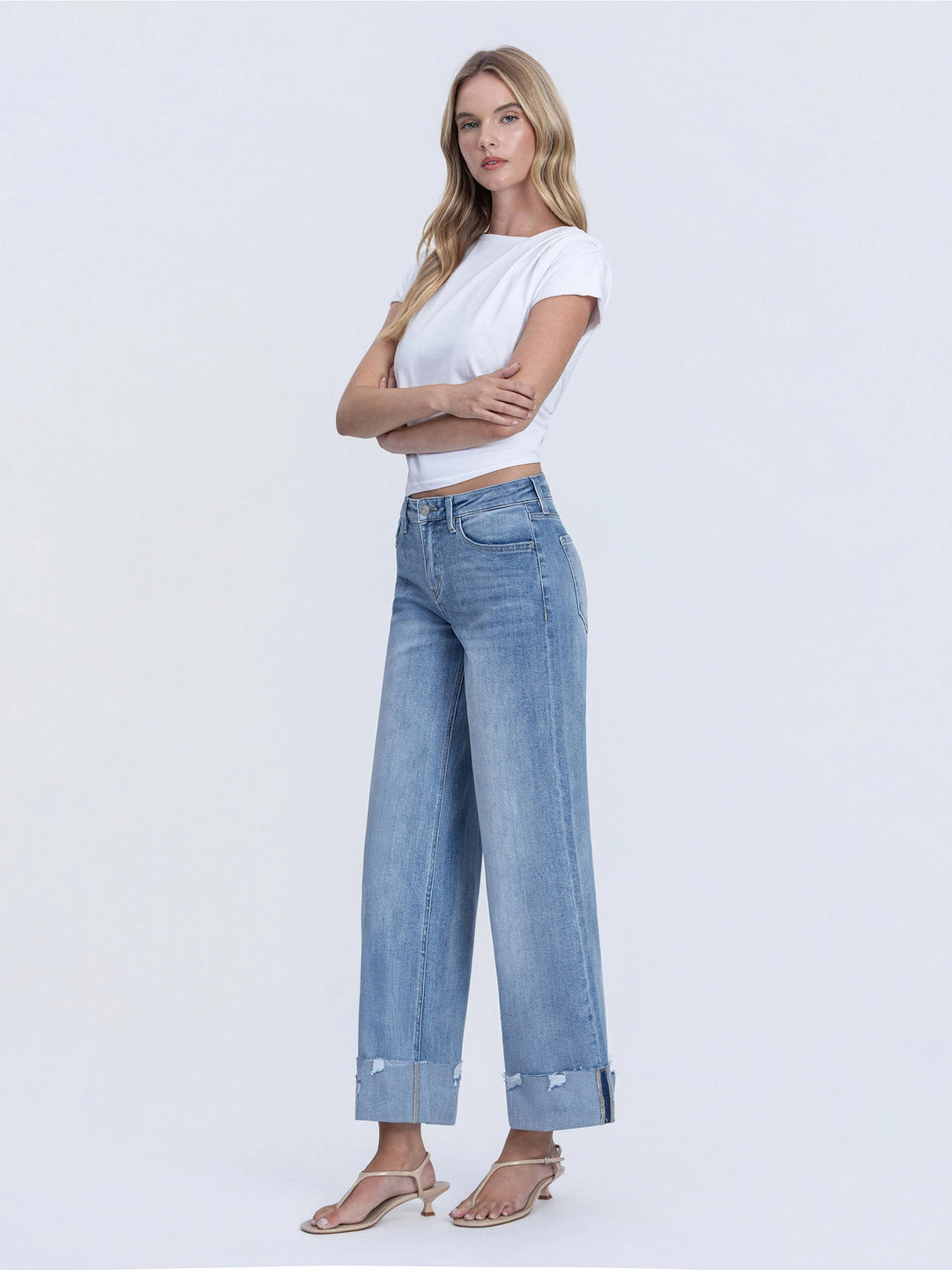 Georgia Wide Cuff Jeans