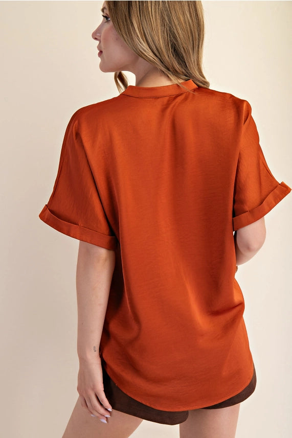 The Perfect Cuff Sleeve Top