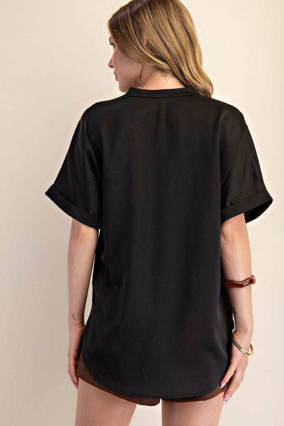 The Perfect Cuff Sleeve Top