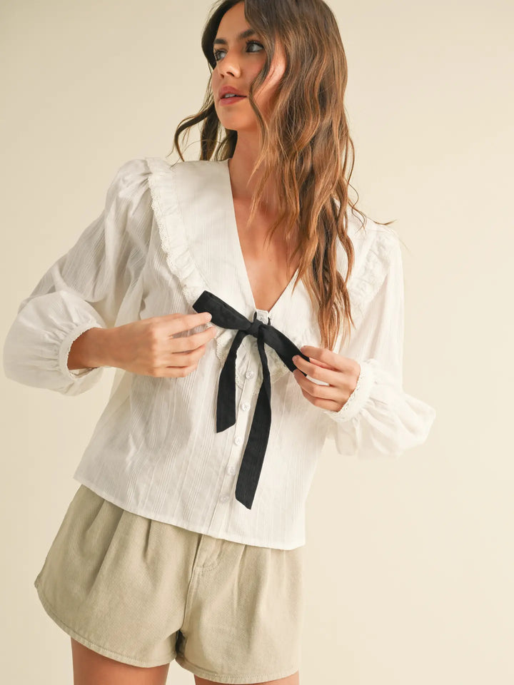 Tie Front Top