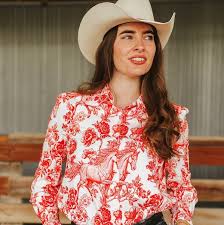 Wild Horses and Roses Top