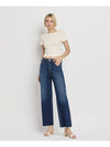 TUMMY CONTROL SUPER HIGH RISE WIDE LEG JEANS