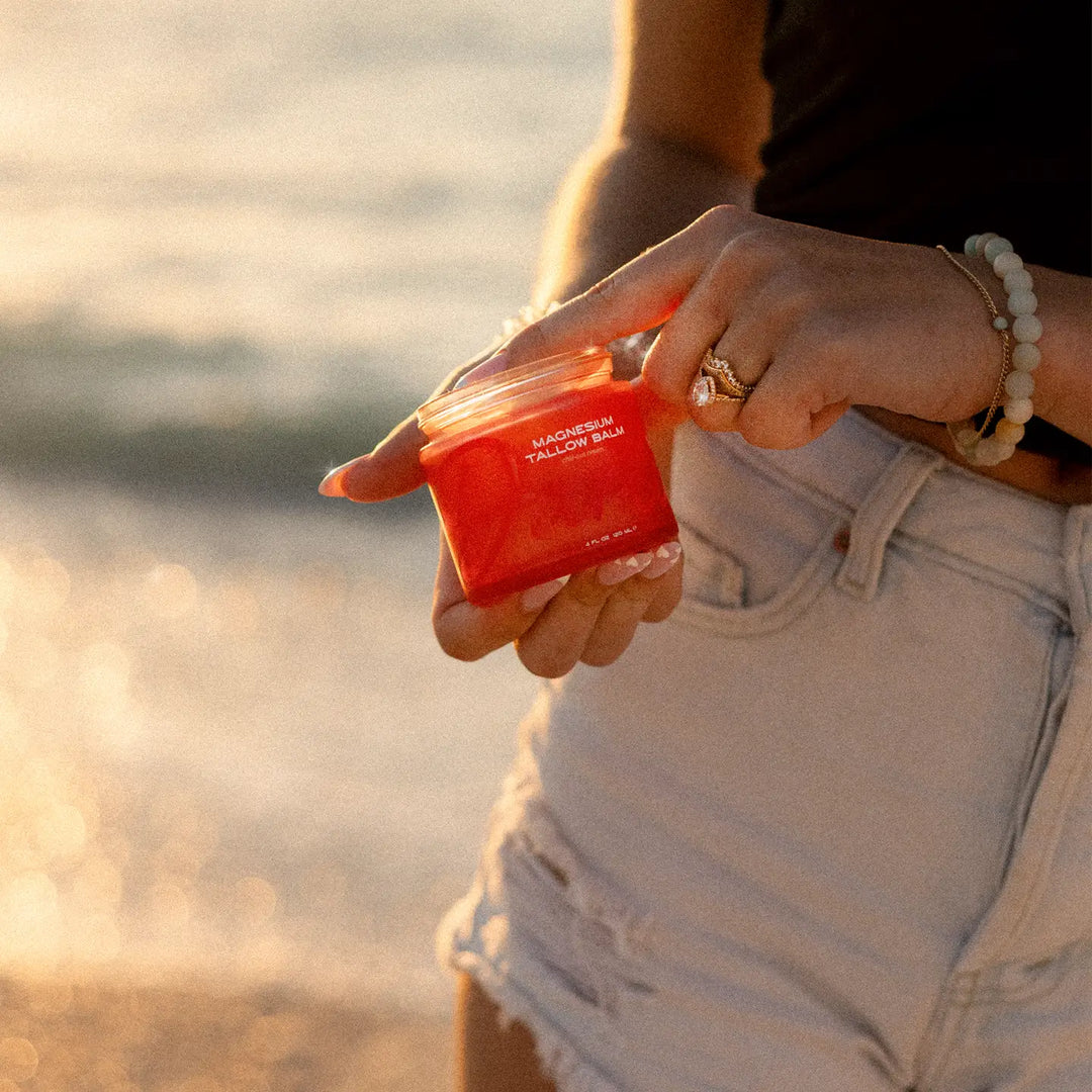 Magnesium Lavender Tallow Cream 4oz - Sleep, Sore Muscles