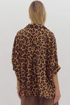 Oversized Cheetah  Top