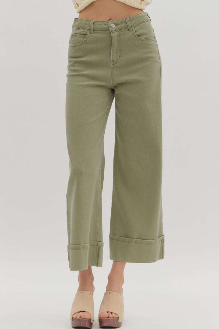 Savannah Pants- Light Olive