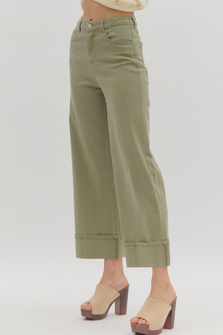 Savannah Pants- Light Olive