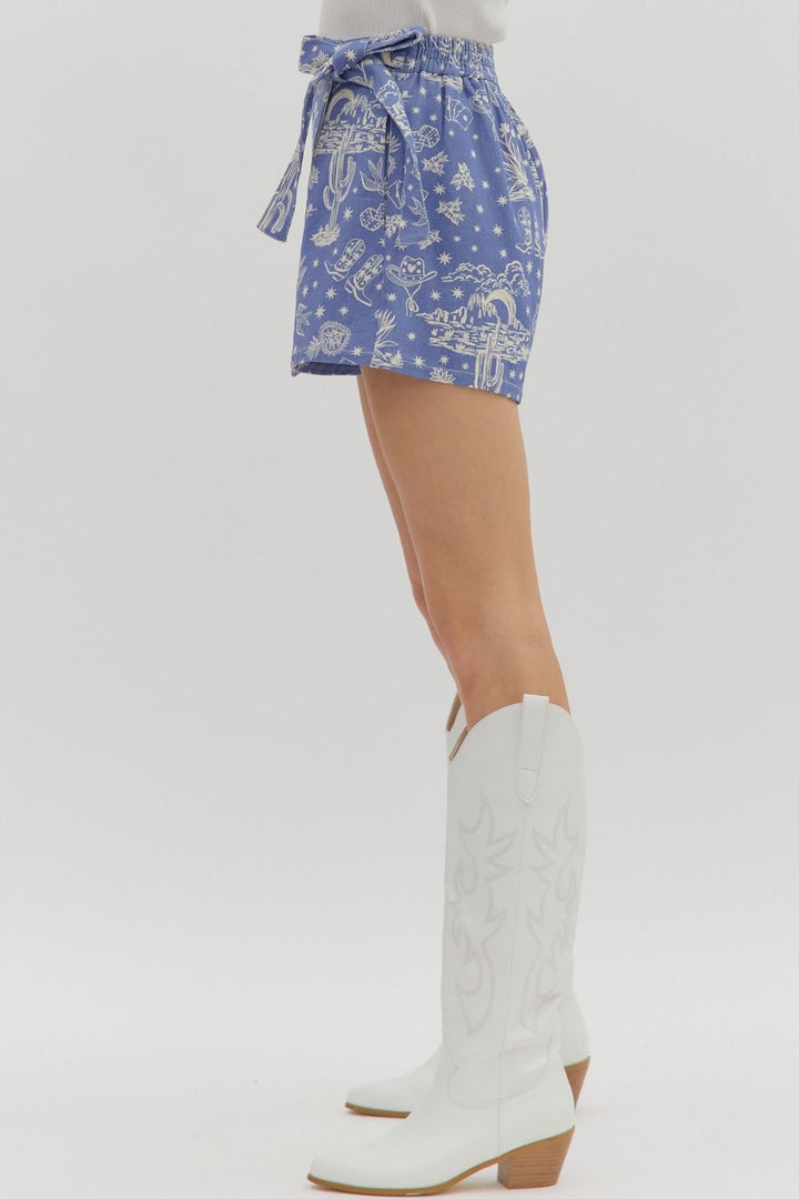 Western Scene Skort