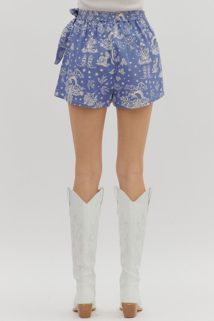 Western Scene Skort