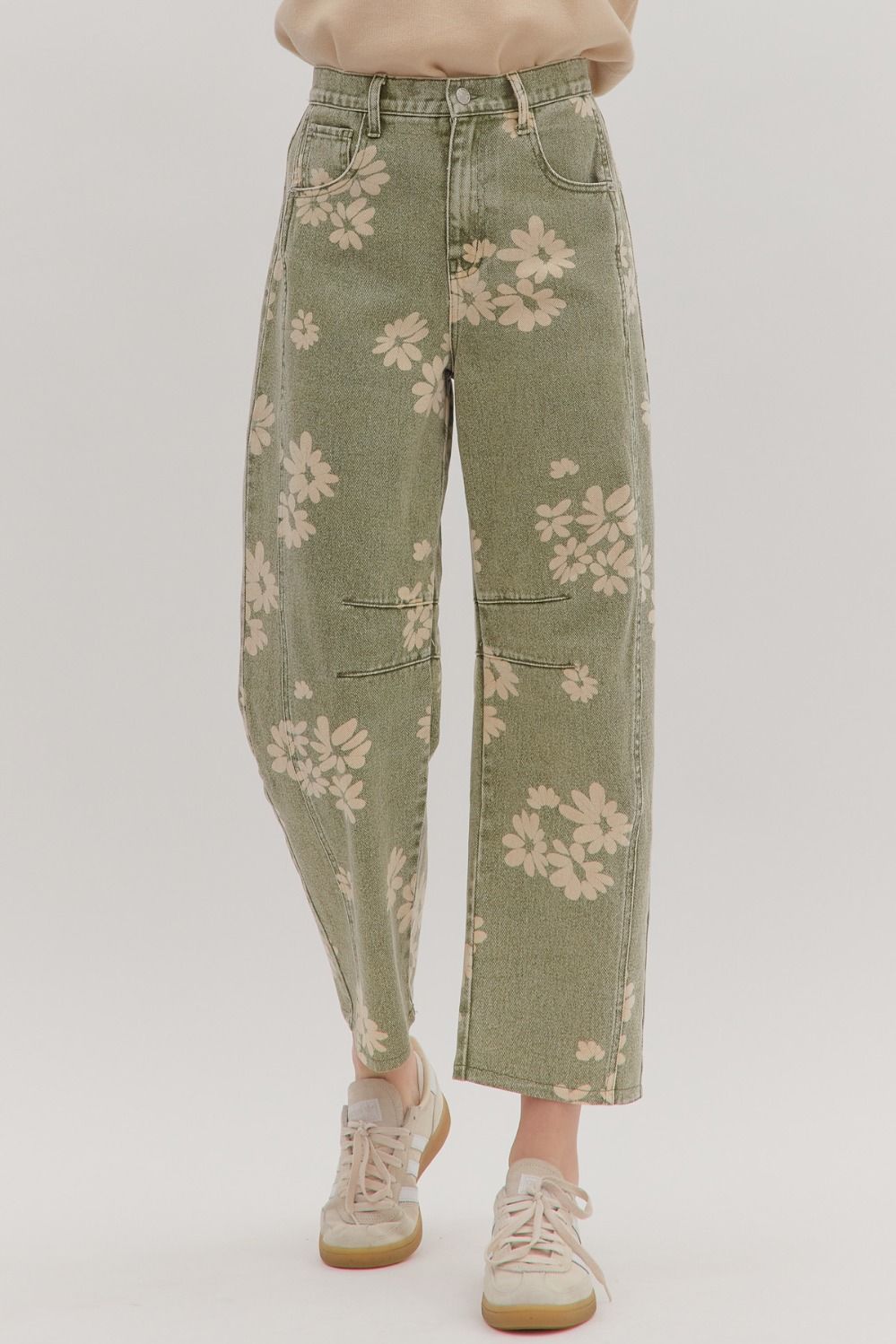 Floral Wide Leg Pants