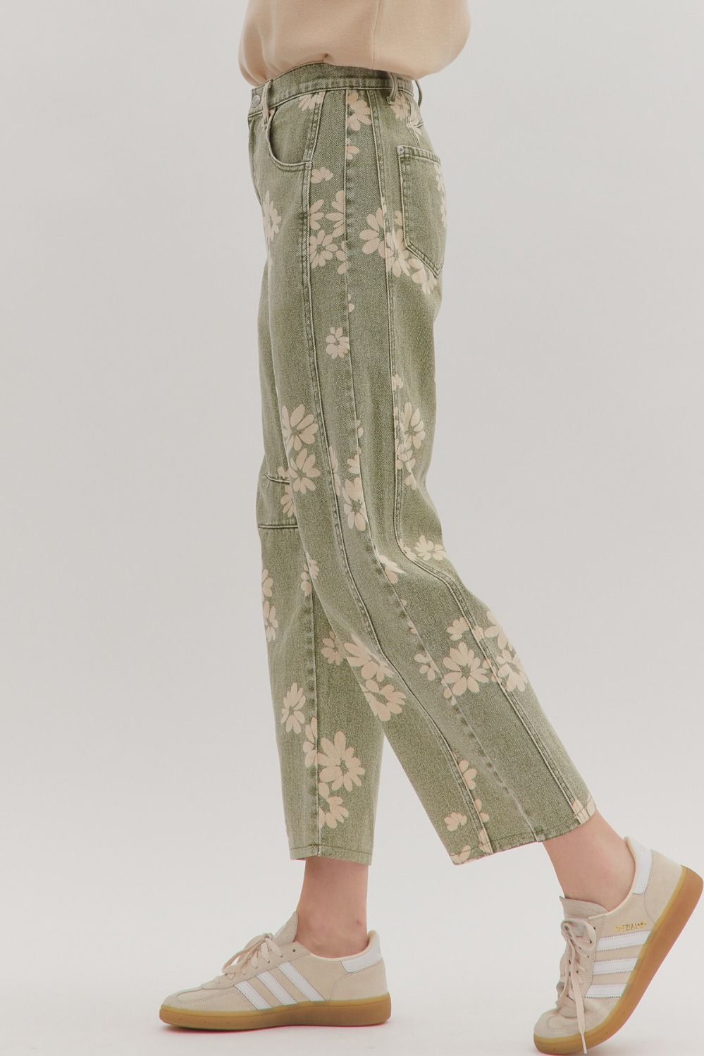 Floral Wide Leg Pants