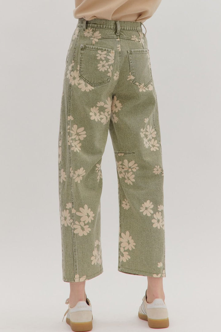 Floral Wide Leg Pants