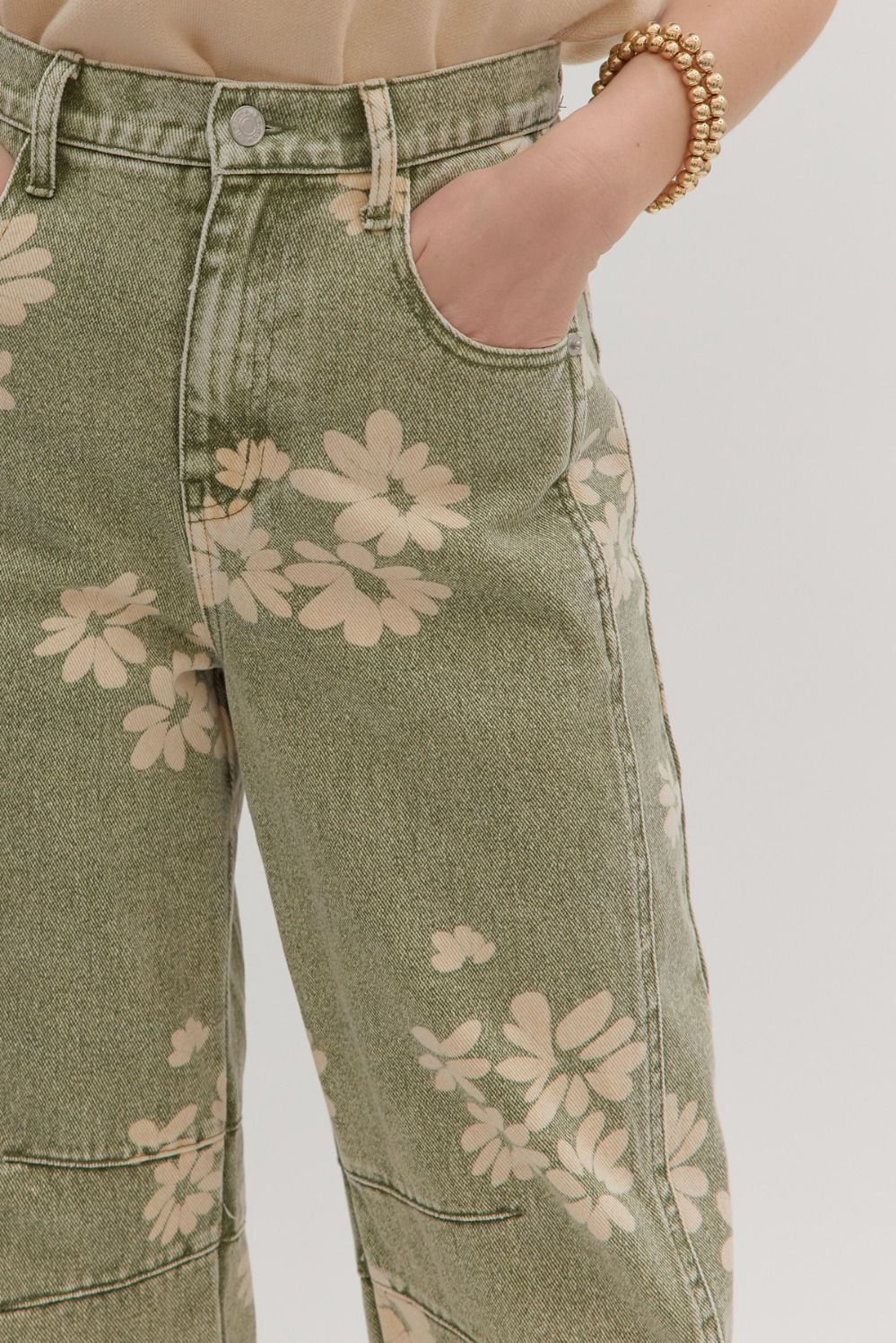 Floral Wide Leg Pants