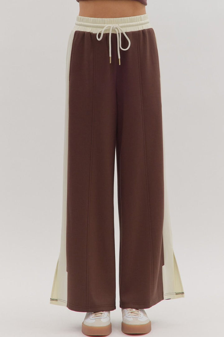 Brown Wide Leg Pants