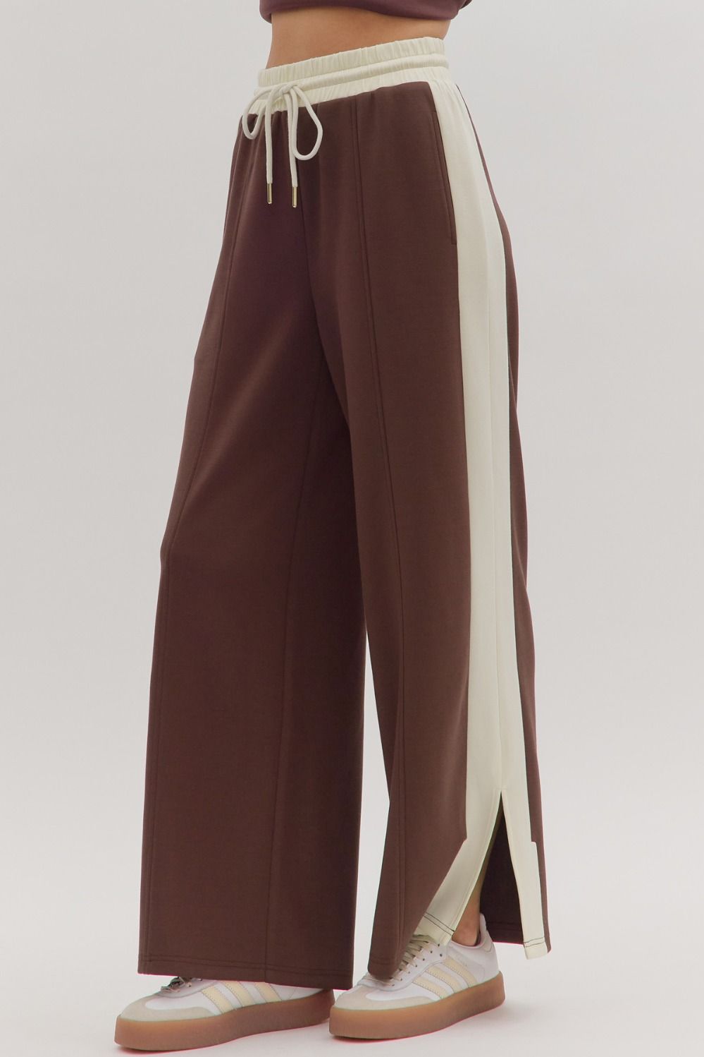 Brown Wide Leg Pants