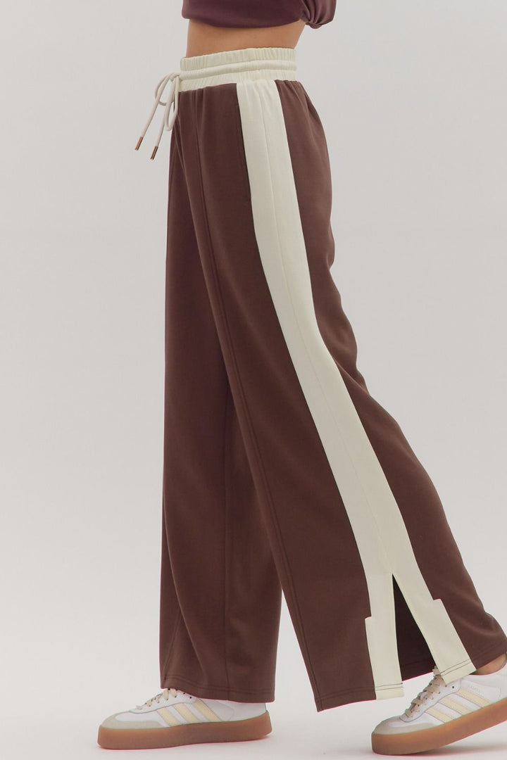 Brown Wide Leg Pants