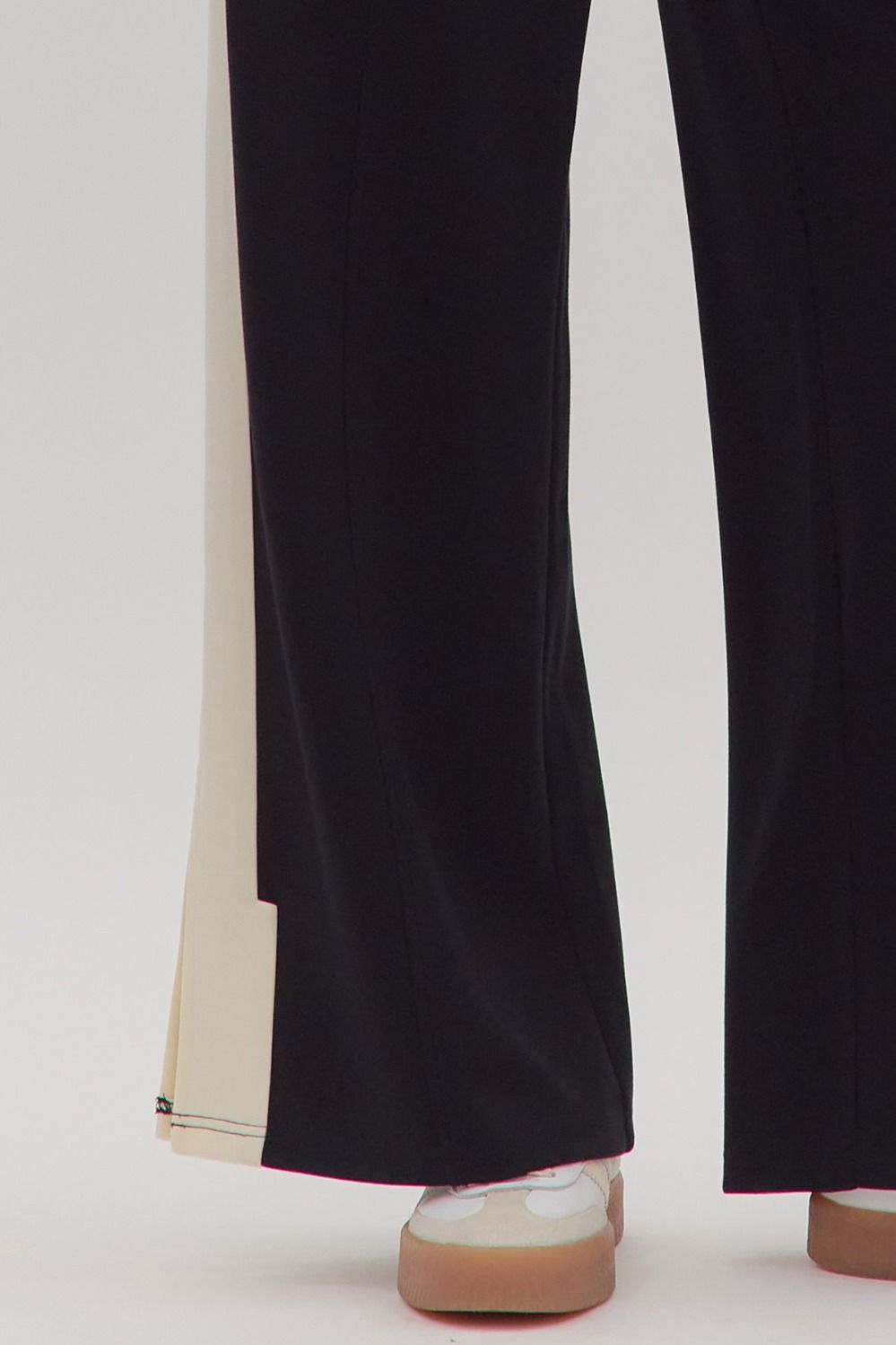 Black Wide Leg Knit Pants