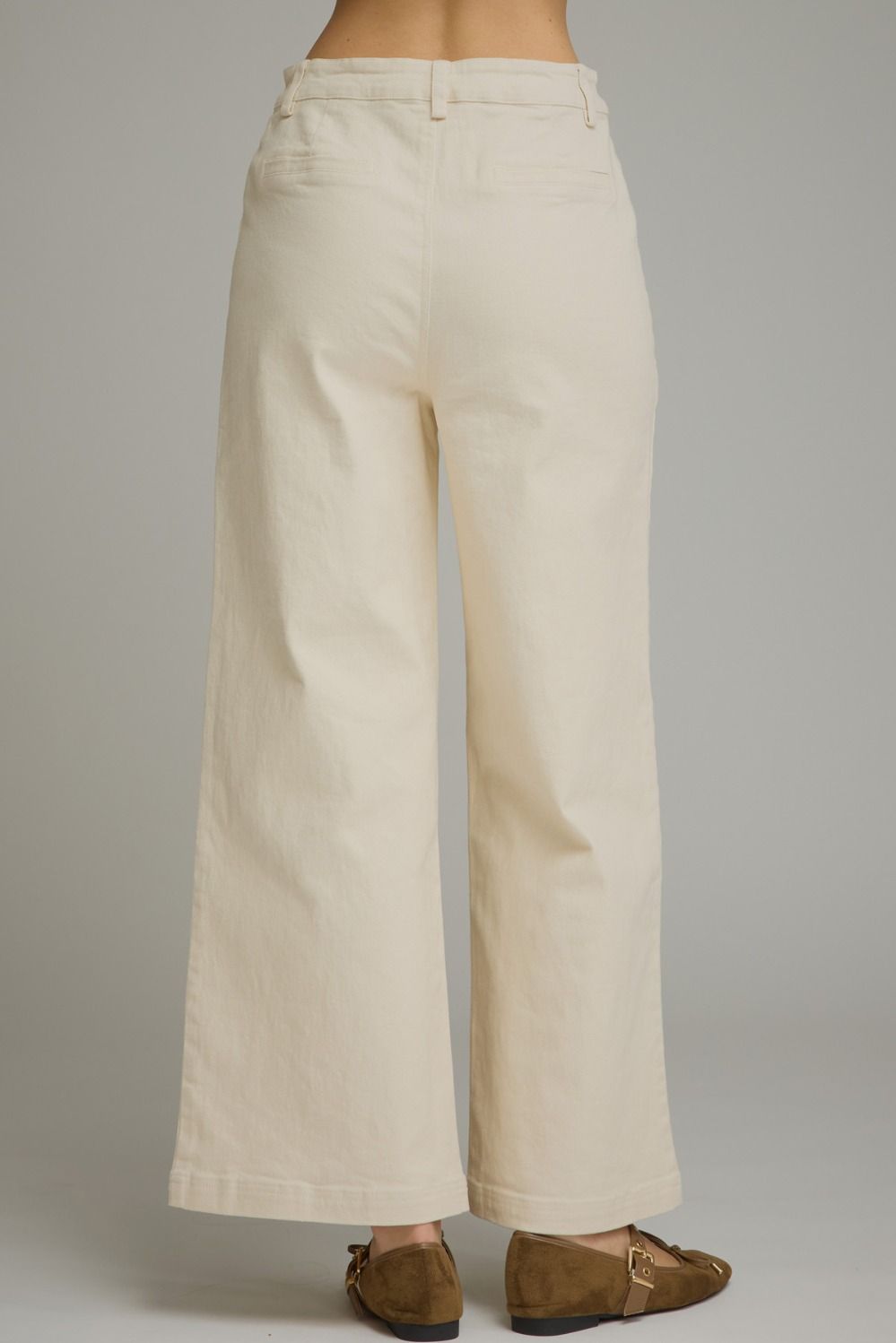 Horse-Bit Wide Leg Pants