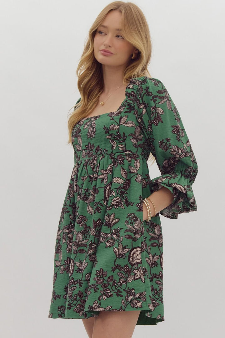 The Fall Floral Dress