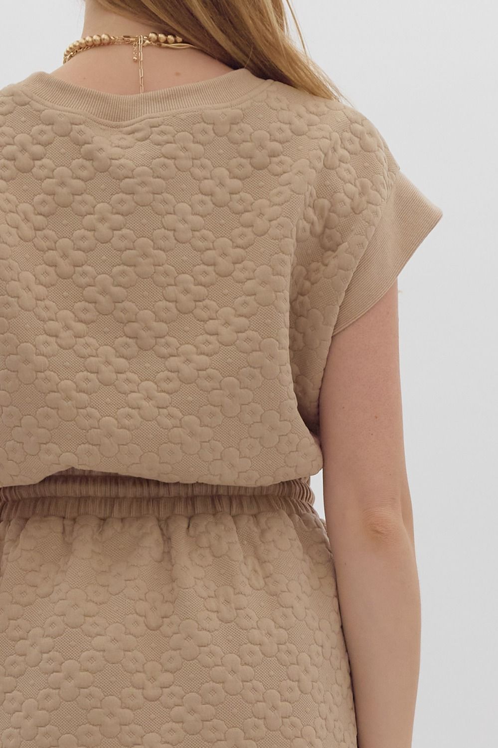 Textured Flower Dress