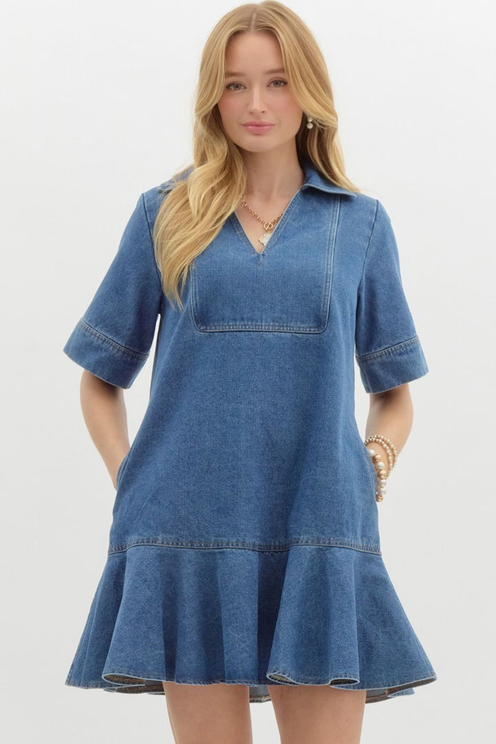 The Savannah Denim Dress